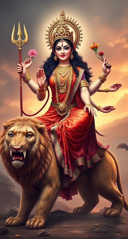 durga mata wallpaper 10