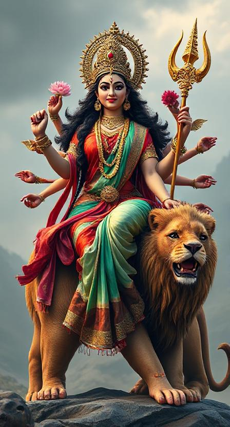 durga mata wallpaper 11