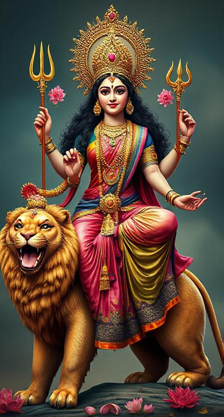 durga mata wallpaper 12