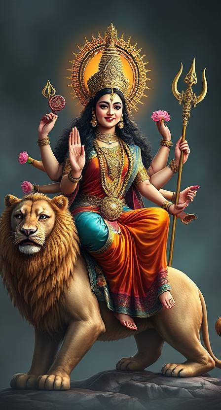 durga mata wallpaper 15