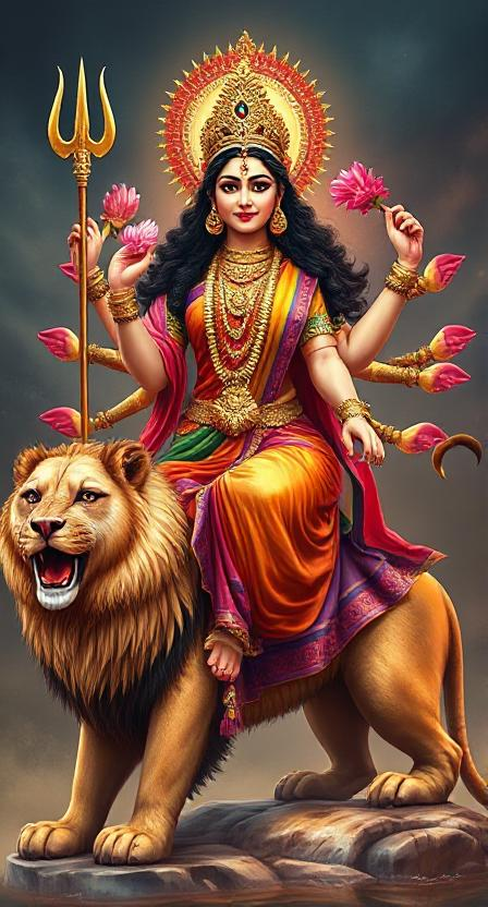 durga mata wallpaper 16