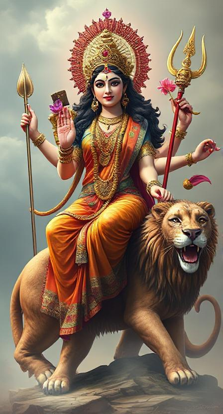 durga mata wallpaper 17