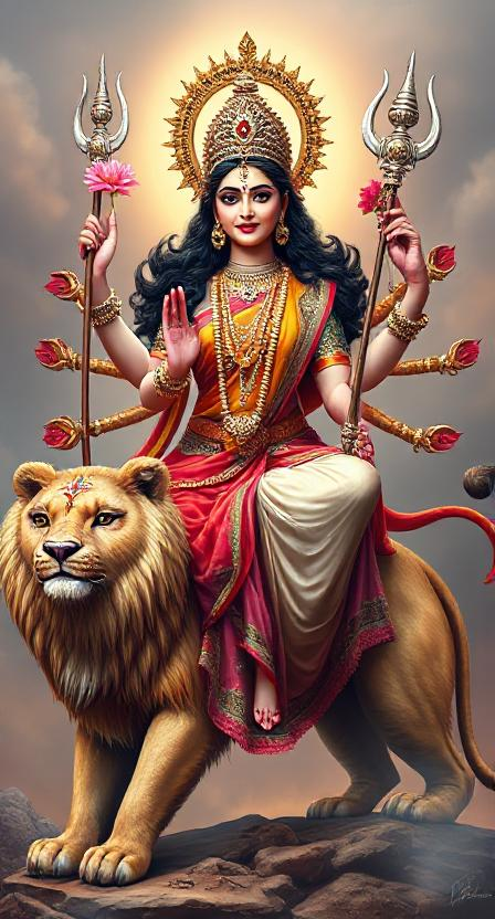 durga mata wallpaper 19