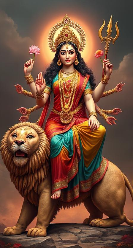 durga mata wallpaper 29