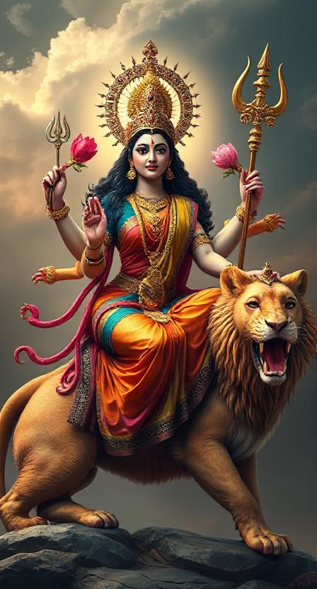 durga mata wallpaper 4