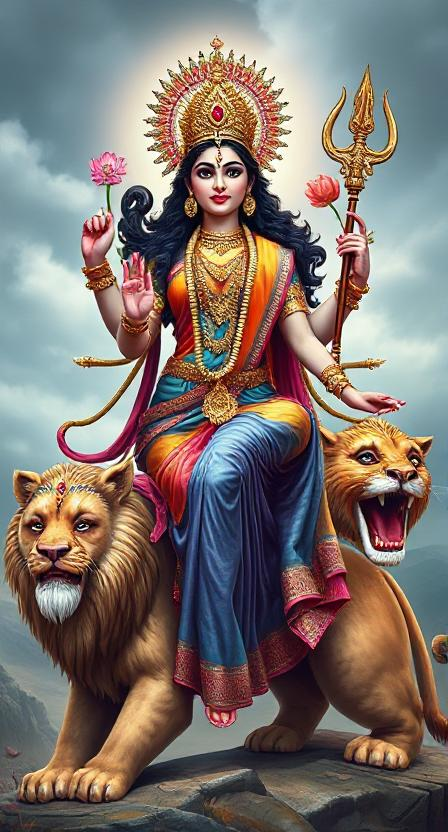 durga mata wallpaper 5