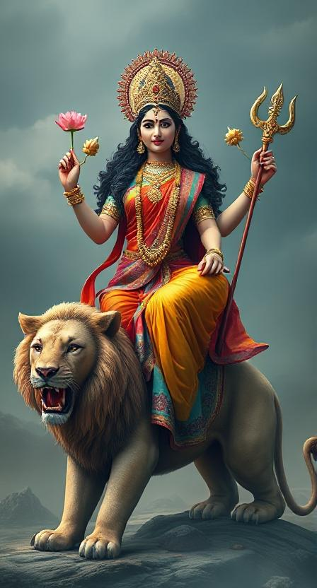 durga mata wallpaper 7
