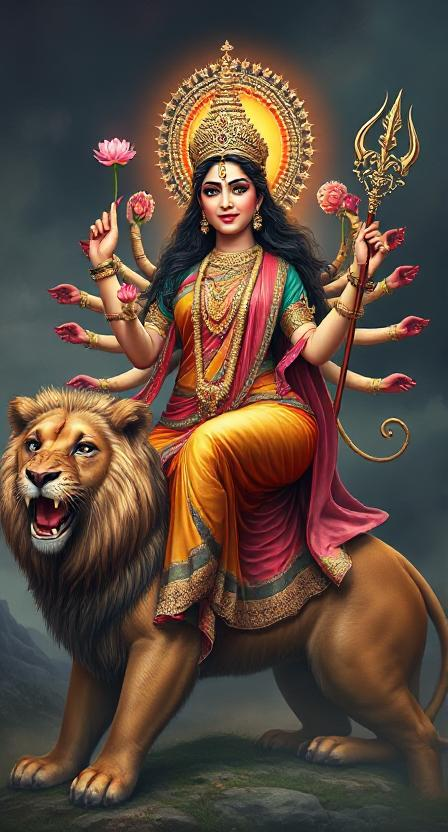 durga mata wallpaper 8