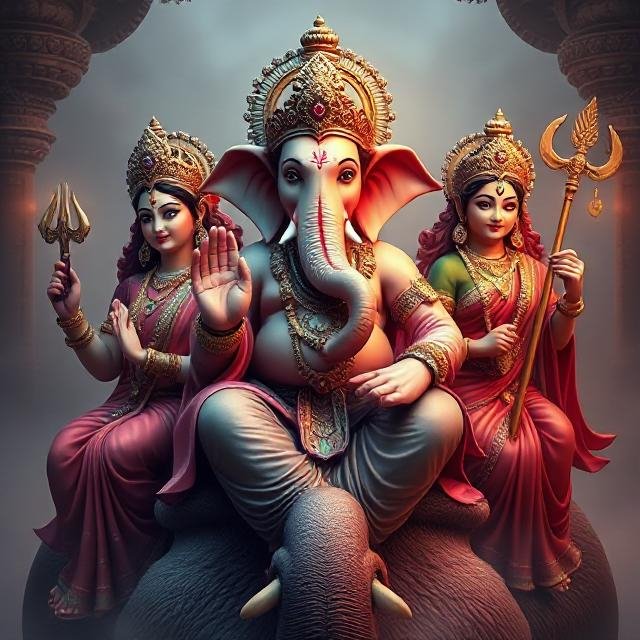 20+ Laxmi Ganesh Saraswati | लक्ष्मी गणेश सरस्वती : देवी लक्ष्मी, गणेश और सरस्वती के शुभ चित्र 10 2 10