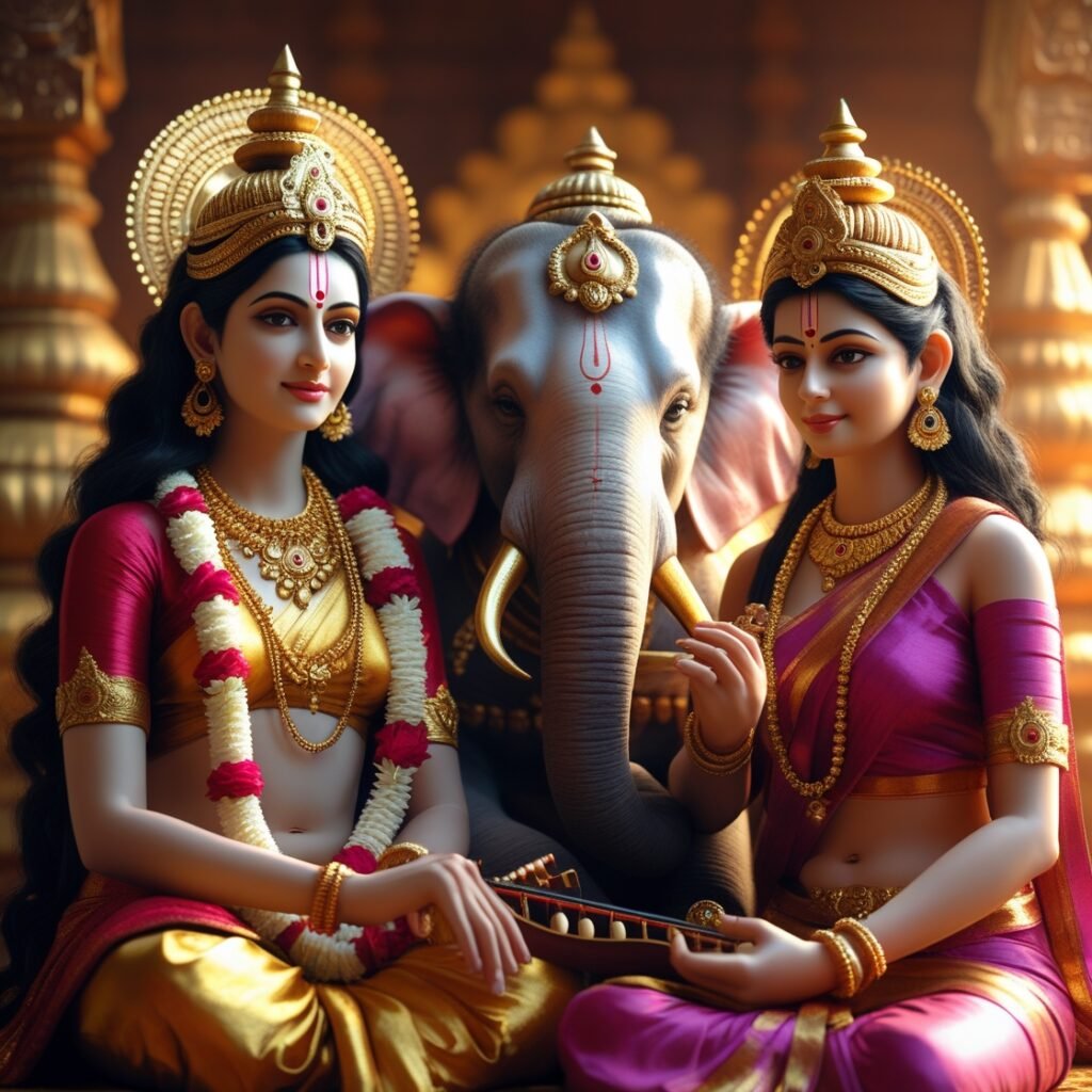 20+ Laxmi Ganesh Saraswati | लक्ष्मी गणेश सरस्वती : देवी लक्ष्मी, गणेश और सरस्वती के शुभ चित्र 13 8 7