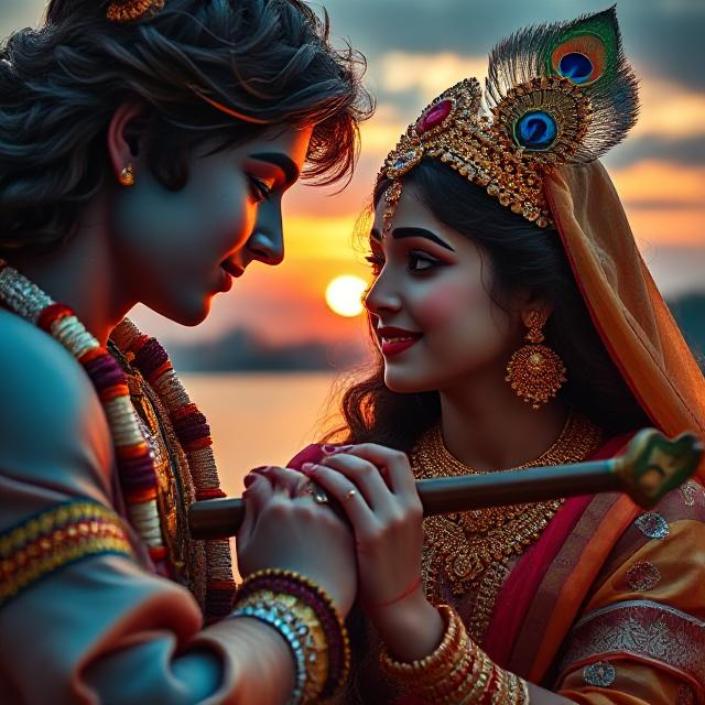 radha krishna photo 4k 4