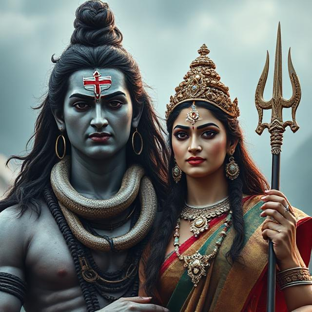 Shiv Parvati images depicting the divine union of Lord Shiva and Goddess Parvati, symbolizing eternal love, cosmic balance, and spiritual harmony. The image radiates peace and divine energy.