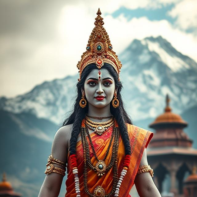 Parvati images showcasing the divine form of Goddess Parvati, symbolizing power, love, and grace. These images radiate peace and spiritual strength.