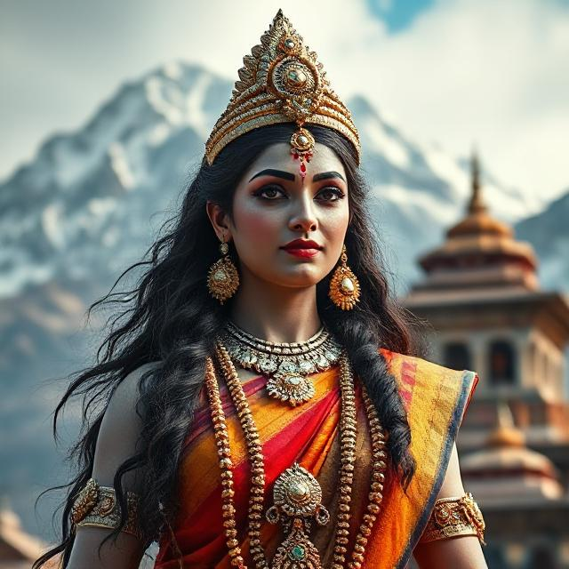 Parvati images showcasing the divine form of Goddess Parvati, symbolizing power, love, and grace. These images radiate peace and spiritual strength.