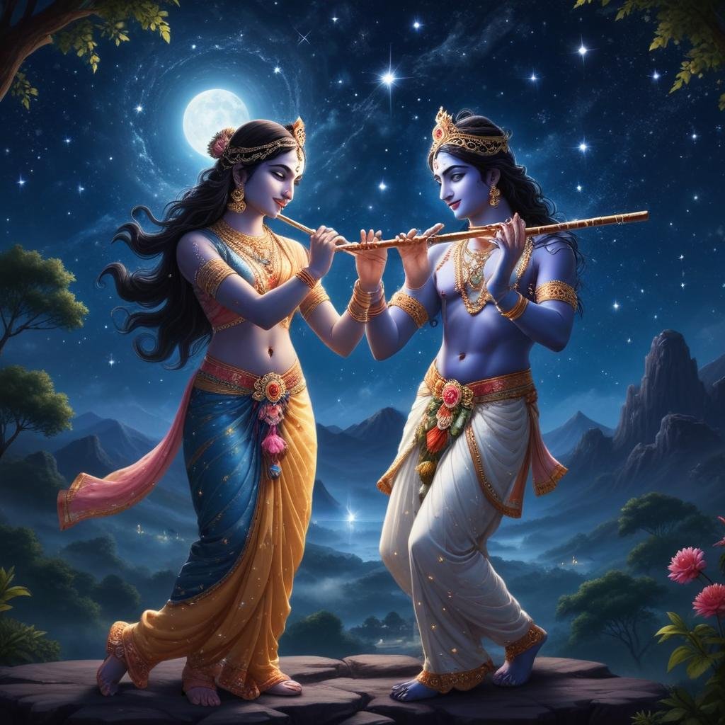 radha krishna photo frame 14