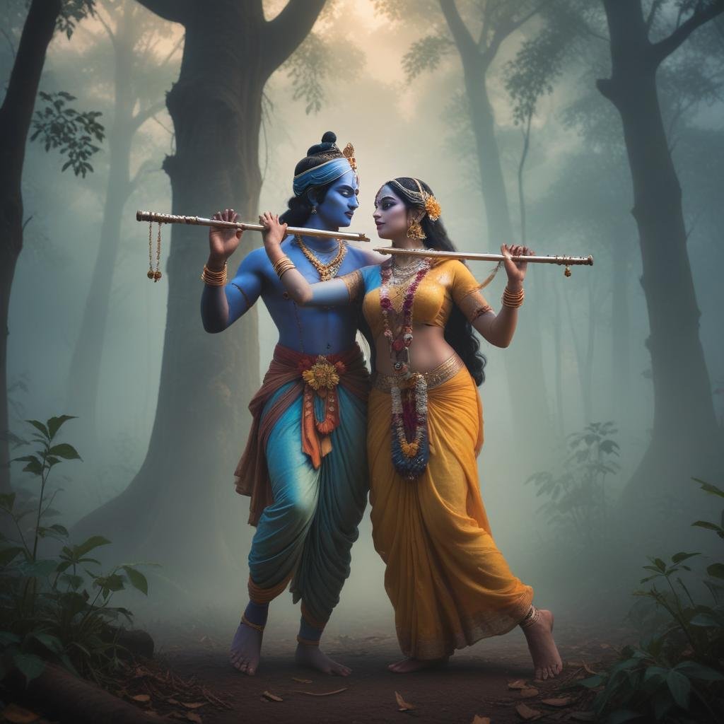 radha krishna photo frame 15