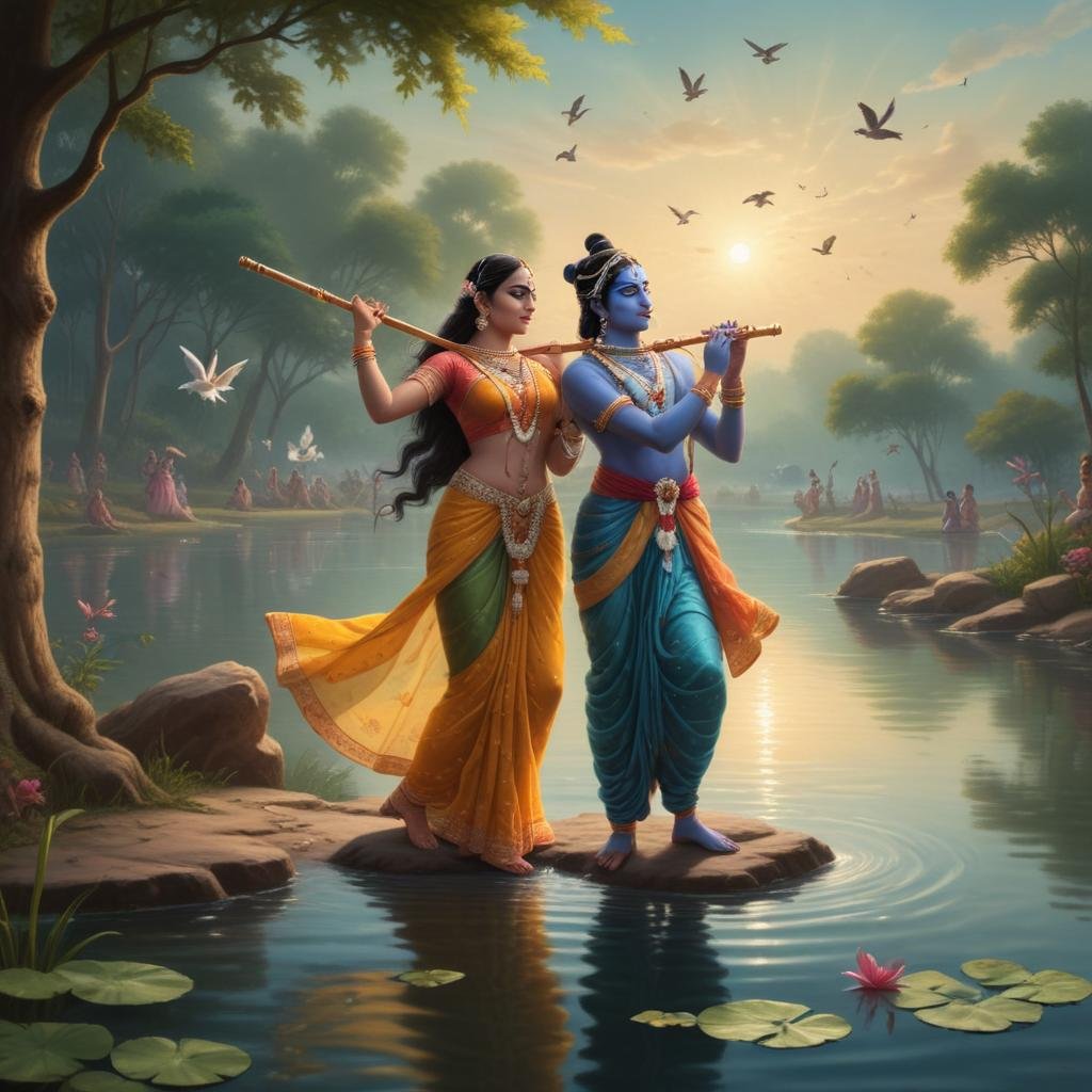 radha krishna photo frame 4