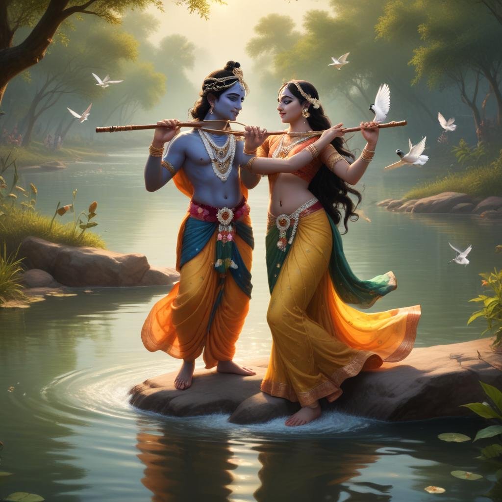 radha krishna photo frame 9