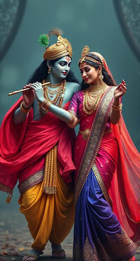 radha krishna photo wallpaper 10