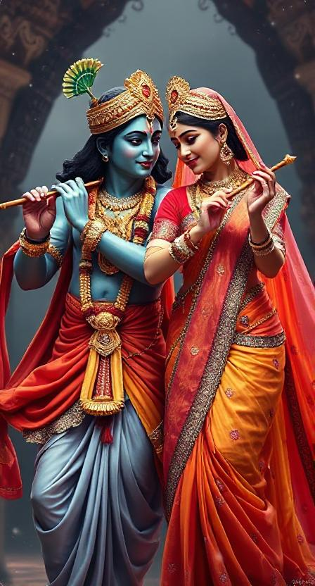 radha krishna photo wallpaper 11