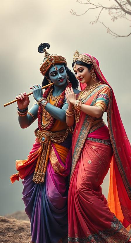 radha krishna photo wallpaper 12