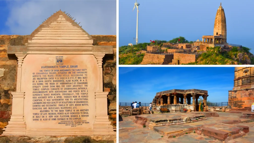 जीण माता टेम्पल: आस्था और प्राकृतिक सौंदर्य का संगम 2 हर्षनाथ मंदिर: यह मंदिर जीणमाता के भाई हर्षनाथ को समर्पित है और सुंदर पहाड़ियों के बीच स्थित है।