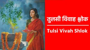 Tulsi Vivah Shlok