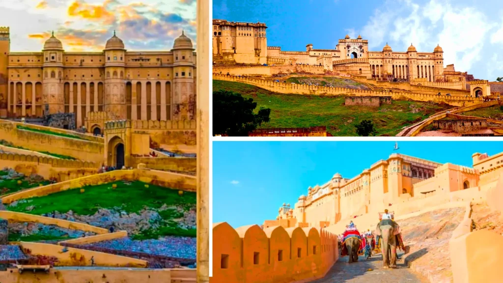 अंबर किला: जयपुर का एक प्रसिद्ध पर्यटक स्थल, जहाँ राजस्थान का गौरवशाली इतिहास देखा जा सकता है।