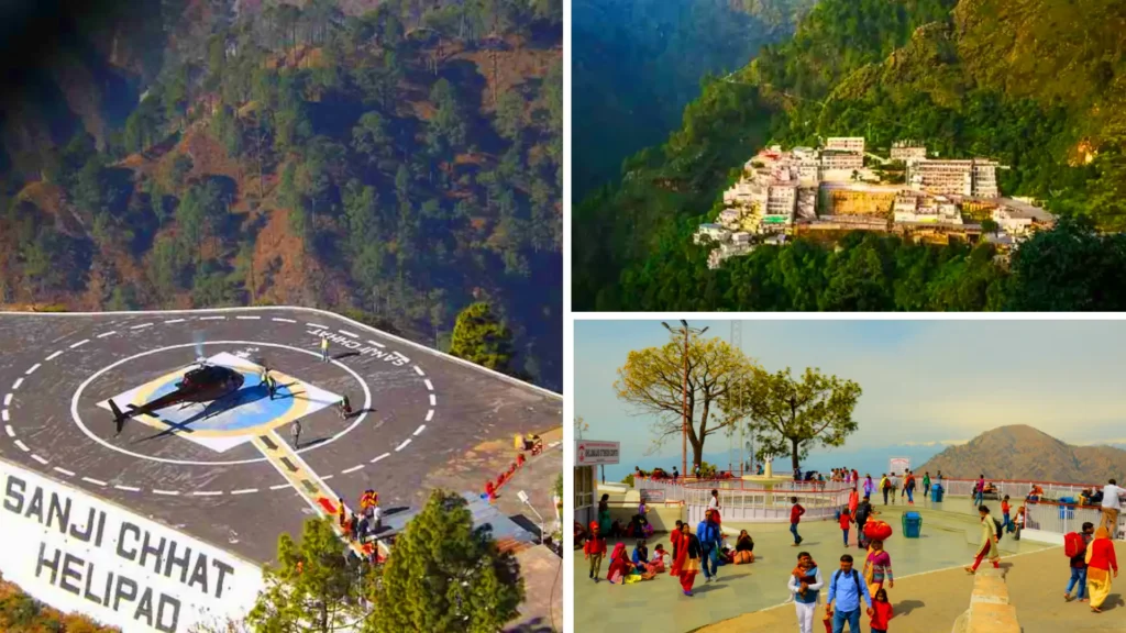 सांझीछत: यहाँ से माता के भवन का सुंदर दृश्य दिखाई देता है।