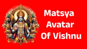 Matsya Avatar Of Vishnu