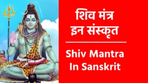 Shiv Mantra In Sanskrit
